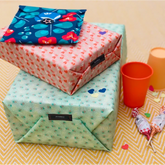 Trio de 3 papiers cadeaux réutilisables - 3 tailles différentes